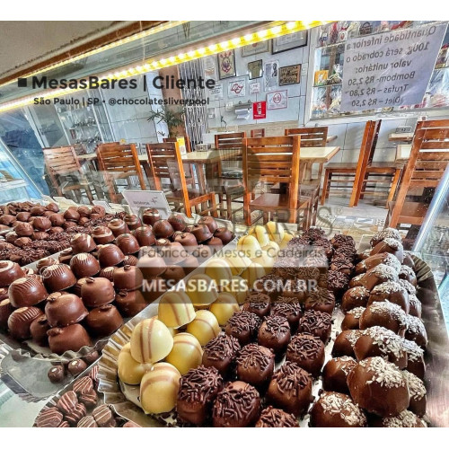 MesasBares | Cliente -Chocolates LiverPool Doceria - Butantã, São Paulo - SP